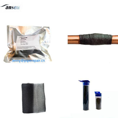Resin coated fibreglass cloth leak sealing water activated pipe repair wrap kit