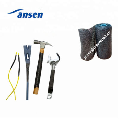 industrial strength fiber and resin fast seal tape for pipe leak Corroded pipeline repair bandage