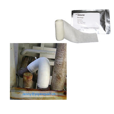 Water Activated Industrial Fiberglass Fix Tape of oil and transport pipeline systems