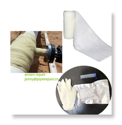 Water-activated composite wrap Pipe Repair Bandages
