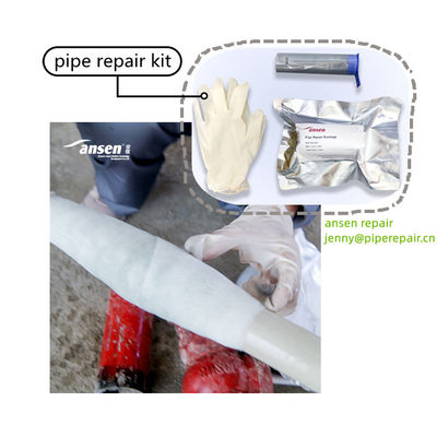 Water-activated composite wrap Pipe Repair Bandages