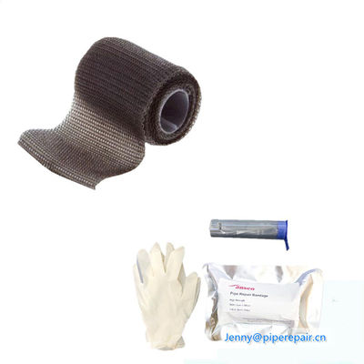 Water Activated Industrial Fiberglass Fix Tape of oil and transport pipeline systems