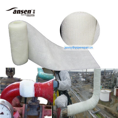 Water Activated Industrial Fiberglass Fix Tape of oil and transport pipeline systems