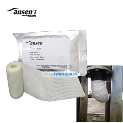Water Activated Industrial Fiberglass Fix Tape of oil and transport pipeline systems