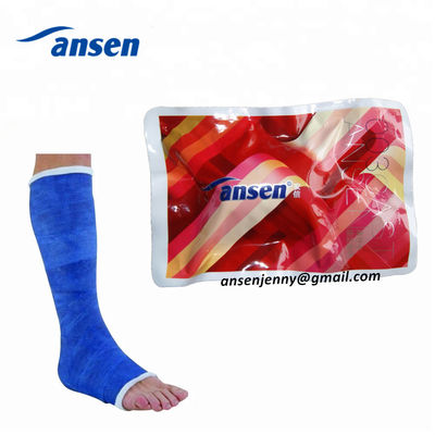 Orthopedic Fiberglass Cast Polyurethane Resin Orthopedic Water Activated Fiberglass Sleeve Casting Tape