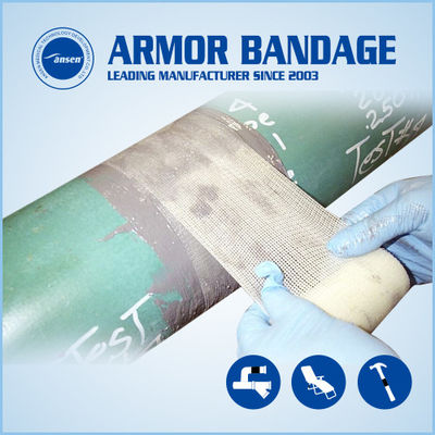 Fiberglass pipe leak repair bandage with Advanced Water Activated Polyurethane