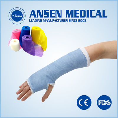 Waterproof Fiberglass Cast Tape Synthetic Casting Tape for Surgical Brace and Medical Orthopedic Casting Tape