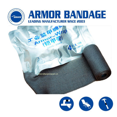 Armor Wrap Structural Material Fiberglass Armorcast Sheath Repair and Structural Strengthening