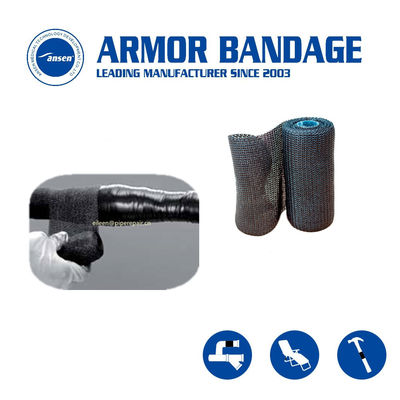 100mm x 4,57 m Armorcast Sheath Repair Kit Armourcast Tape for Electrical Joints with Protective Gloves