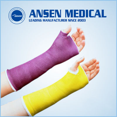 Colorful Waterproof Cast Tape Surgical Bandage Roll Orthopedic Casting Tape Rapid Mould Fiberglass Casting Tape