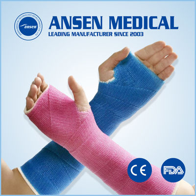 Free Sample Orthopedic Casting Tape Easy Operate Fiberglass Orthopedic Casting Tape Synthetic Medical Fiber Cast