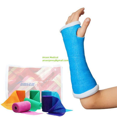 fiberglass casting tape epoxy resin ortopedic bandage water activated polyurethane resin fiberglass wrap