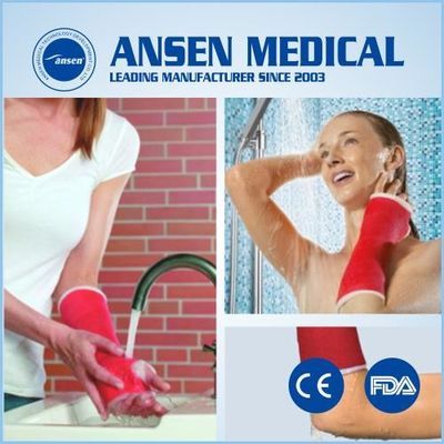 Medical Orthopaedic Polyester Fiberglass Casting Tapes Waterproof Cast Bandage