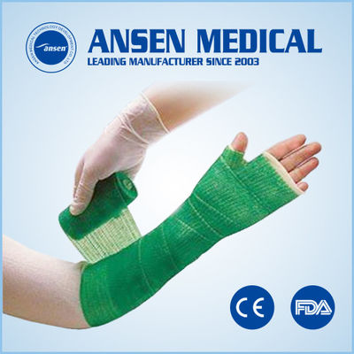 Medical Orthopaedic Polyester Fiberglass Casting Tapes Waterproof Cast Bandage