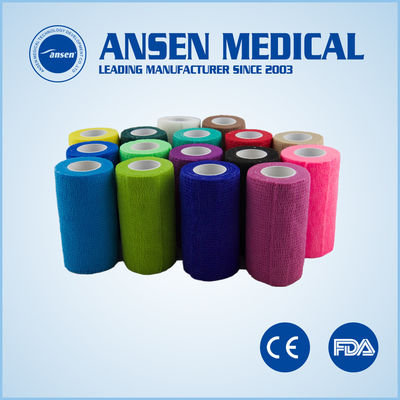 Medical Dressing Elastic Bandage Cohesive Vet Wrap Tape