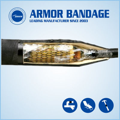 armor cast pipe wrap repair bandage for pipe leakage and corrosion pipe aluminium armored tape