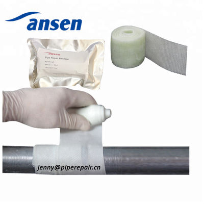Waterproof Fiberglass Pipe Repair Bandage Oil Industrial Pipe Repair for Heat Cold and Chemicals