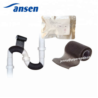 5-15cm White Pipe Repair Bandage - Cold/Heat Proof 30 Min Curing Chemical Resistant