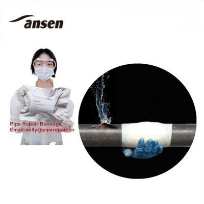 Self Adhesive Fiberglass Fix Wrap Tape Black White Pipe Repair Bandage