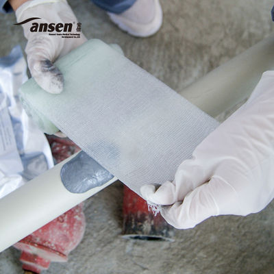 Self Adhesive Fiberglass Fix Wrap Tape Black White Pipe Repair Bandage