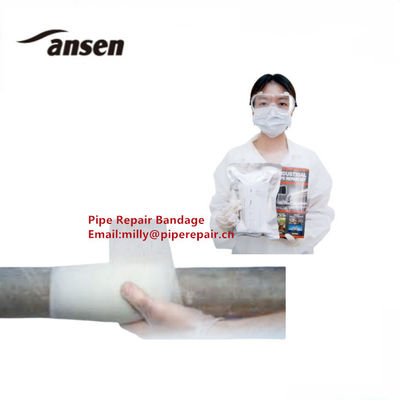 Wrap Seal Quick Pipe Repair Bandage Kit for Pipe Leaks Water Activated Fiberglass Tape