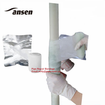 Water Activated Fiberglass Pipe Repair Bandage Multiple Repairs