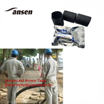 Armorcast Bandage for Mechanical Protection and Strengthening of Cables