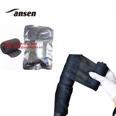 Armorcast Bandage for Mechanical Protection and Strengthening of Cables
