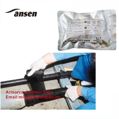 Armorcast Bandage for Mechanical Protection and Strengthening of Cables