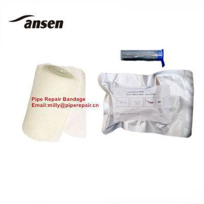 Fast Pipe Repair with Ansen Fiberglass Fix Wrap Kit Water Curing Pipe Repair Bandage