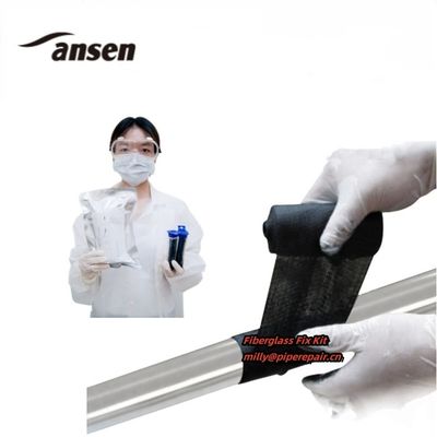Emergency Plumbing Repair by Water Activated Fiberglass Tape Pipe Repair Bandage