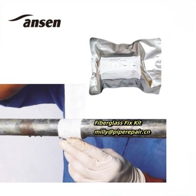 High Pressure Pipe Crack Repair Bandage Free Samples Fiberglass Wrap Tape