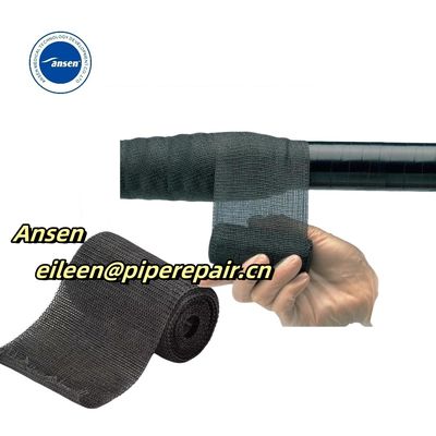 Fast Hardening Armour Cast Tape With Curable Black Polyurethane For Mechanical Protection