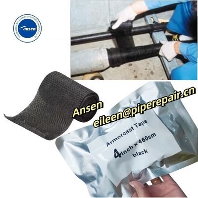 Water Based Fiberglass Woven Structural Material For Cable Repair Kit Moisture Curing Armorcast Sheath Repair Tape