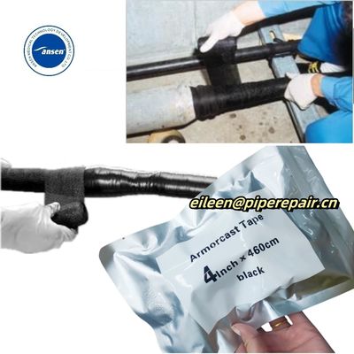 China Manufacturer Cold Shrink Wrap Around Cable Sheath Repair Kits Pu Resin Armored Cast 15 Foot