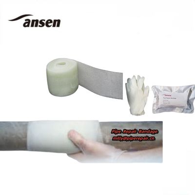 Fiberglass Bandage with Water-Activated Polyurethane Resin for Emergency Pipe Repair