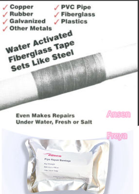 Fiberglass Water-Activated Polyurethane Resin Soil Pipe Repair Bandage