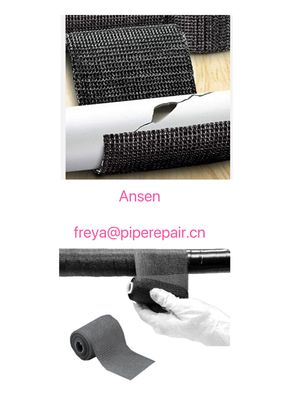 High Temperature Waterproof Fiberglass Activated Self Fusing Pipe Repair Bandage
