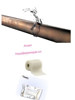High Temperature Waterproof Fiberglass Activated Self Fusing Pipe Repair Bandage