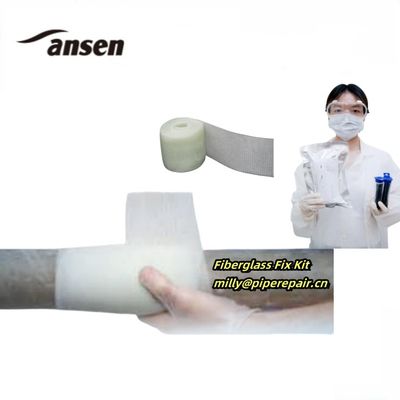 Emergency Plumbing- FiberGlass Fix Tape Wrap Seal Quick Repair Bandage for Pipe Leaks