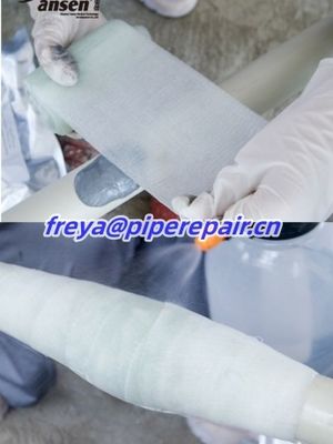 Cures Quickly for a Full Strength Repair inside 30 minutes, Easily Applied in Marine Environments Pipe Repair Bandage