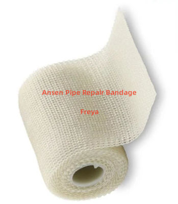 Plumber Material White And Black Mesh Pipe Repair Bandage Pipe Repair Bandage To Repair Emergency Water Leaking