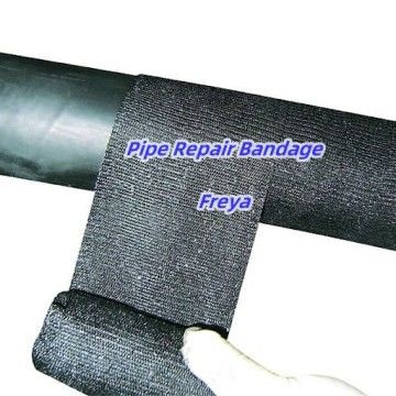 Customized Free Sample White&Black Mesh 75mm*3.6m Fibergalss Pipe Repair Bandage Applied On Cracked Pipe