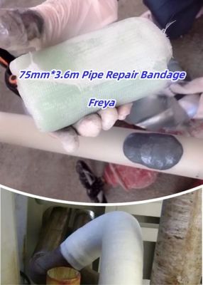 Ultra-Strong Rapid Curing Moisture Activated Pipe Repair Bandage