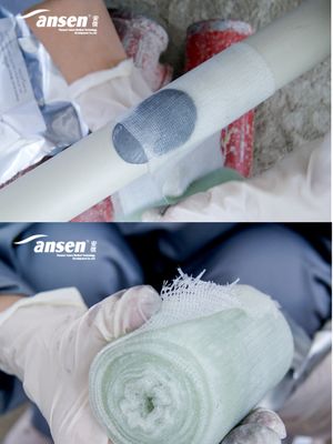 Hot Selling Fiberglass Activated PVC Copper Pipe Repair Bandaga For Emergency Repair