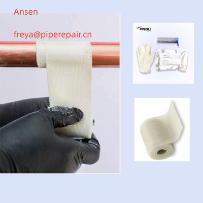 Wholesale Customization  PVC Pipe Repair Fiber Glass fix kit Putty Exposy 100mmx3.6m Pipe Repair Bandage