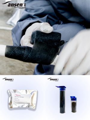 Own Brand Disposable Fibreglass Wrap With A Water-Activated Resin Pipe Repair Bandage For Stopping Leaks Instantly