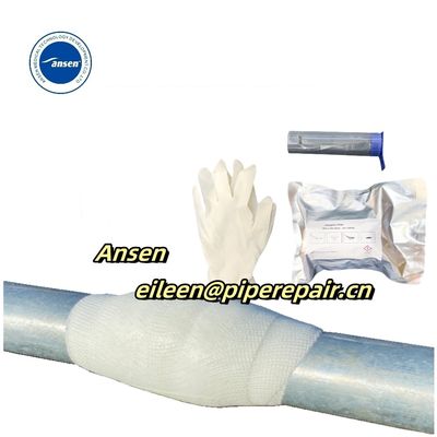 Fiberglass pipe leak repair bandage with Advanced Water Activated Polyurethane