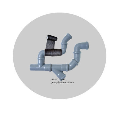 Quickly cost-effectively without shut-down water activated Fibers wrapping tape