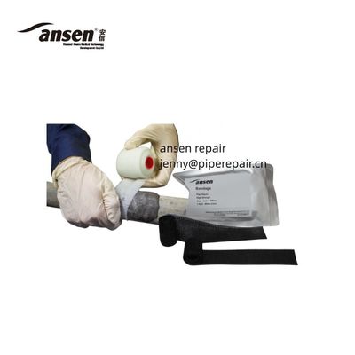 Water-activated composite wrap pipe fiber wrap seal repair bandages